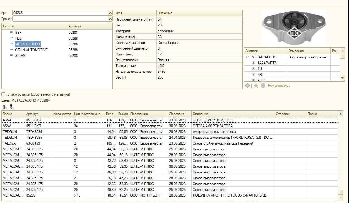 Получение цен и остатков от поставщиков